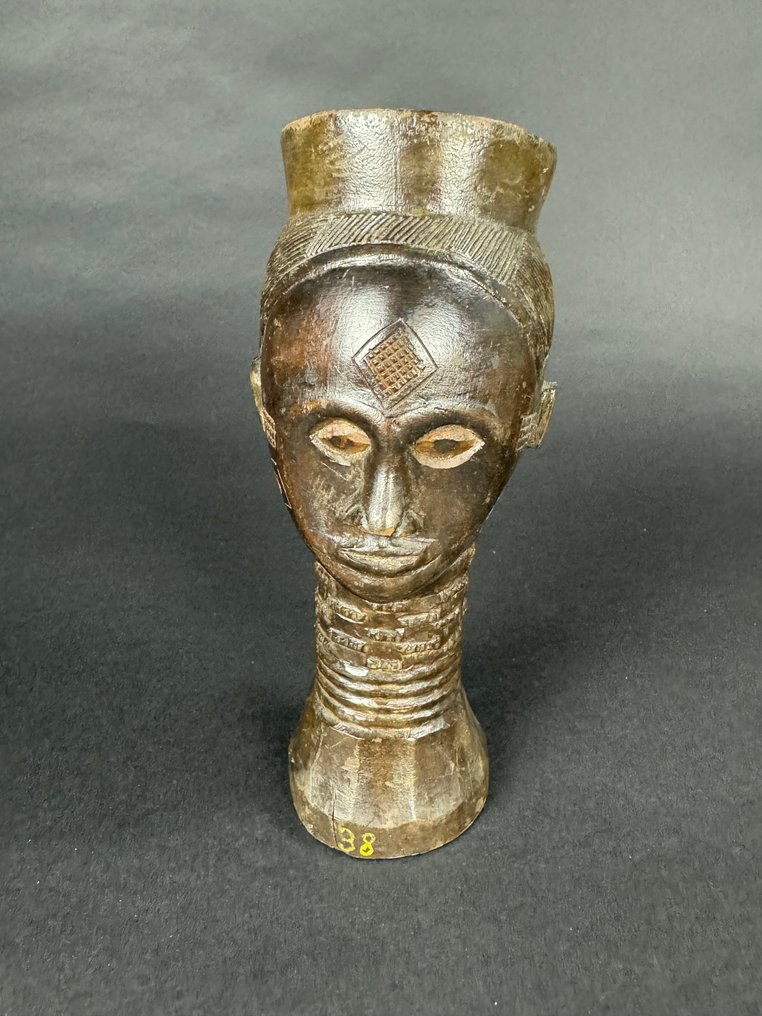 palm wijn cup - Γλυπτό - Shoowa-Kuba - Κονγκό #1.0