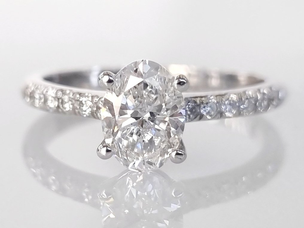 Förlovningsring Vittguld Diamant #1.1