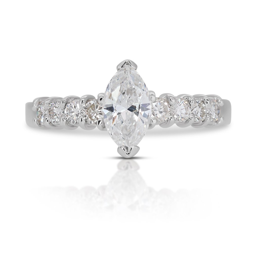 Ring Witgoud Diamant - Diamant  #1.1
