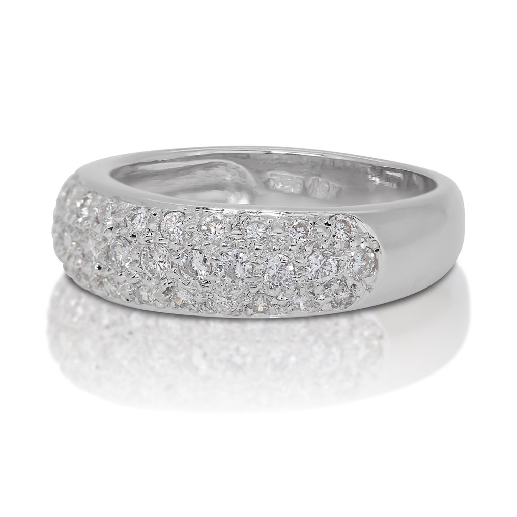 Ring Hvidguld Diamant  #1.2