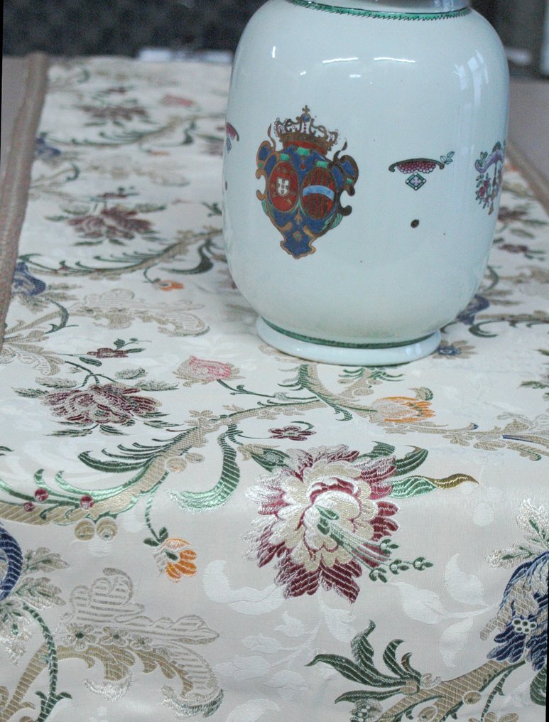 San Leucio 1789 - Giardino 絲綢桌布桌布 - 枱布  - 136 cm - 45 cm #3.1