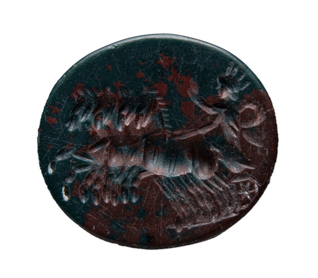 Romersk antik Heliotrop Heliotrop dybtryk - 1.2 cm #1.2