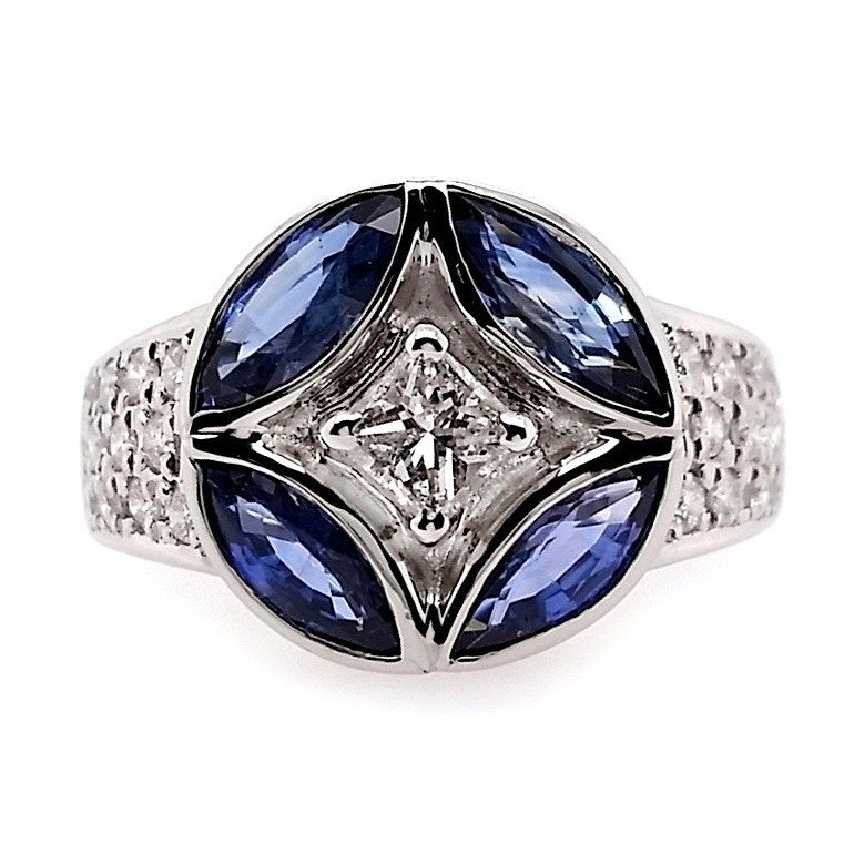 Δαχτυλίδι Πλατίνα - Διαμάντι #1.1