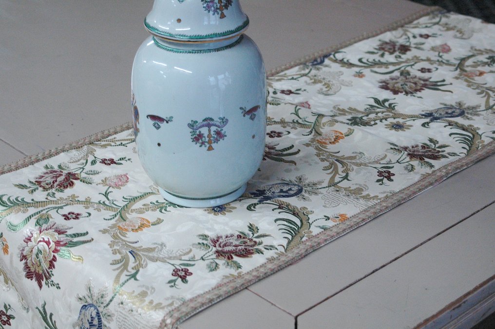San Leucio 1789 - Giardino 絲綢桌布桌布 - 枱布  - 136 cm - 45 cm #3.2
