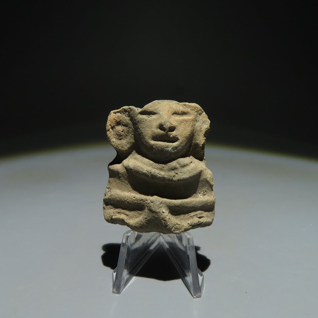 Teotihuacan, Messico Terracotta Figura. 100-500 d.C. 3,9 cm H. Licenza di importazione spagnola. #1.1