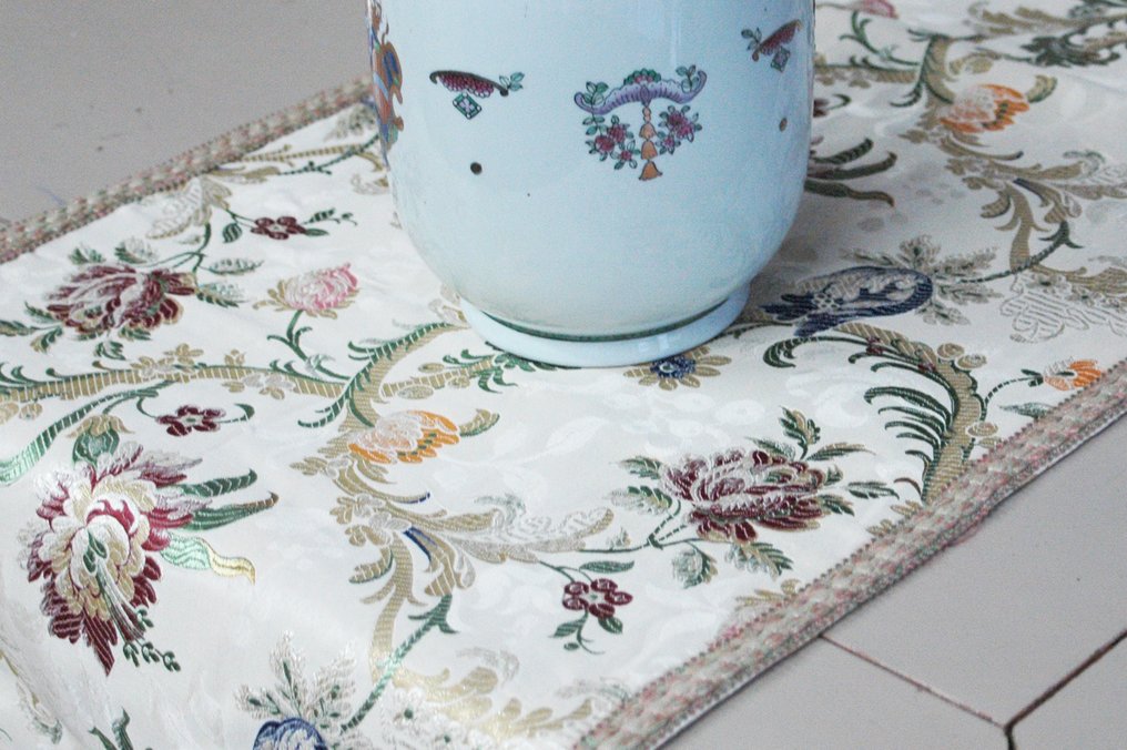San Leucio 1789 - Giardino 絲綢桌布桌布 - 枱布  - 136 cm - 45 cm #1.1