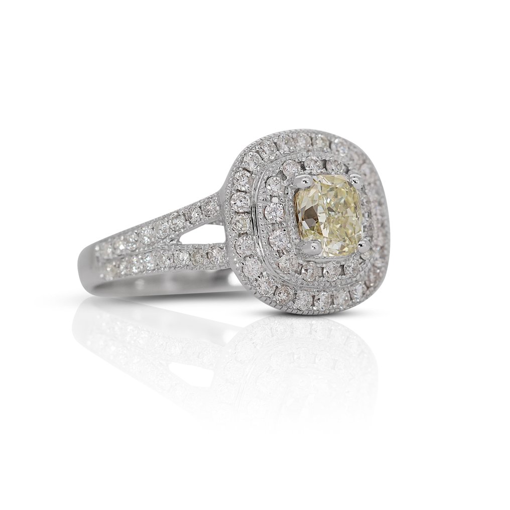 Anello Oro bianco Diamante - Diamante #1.1