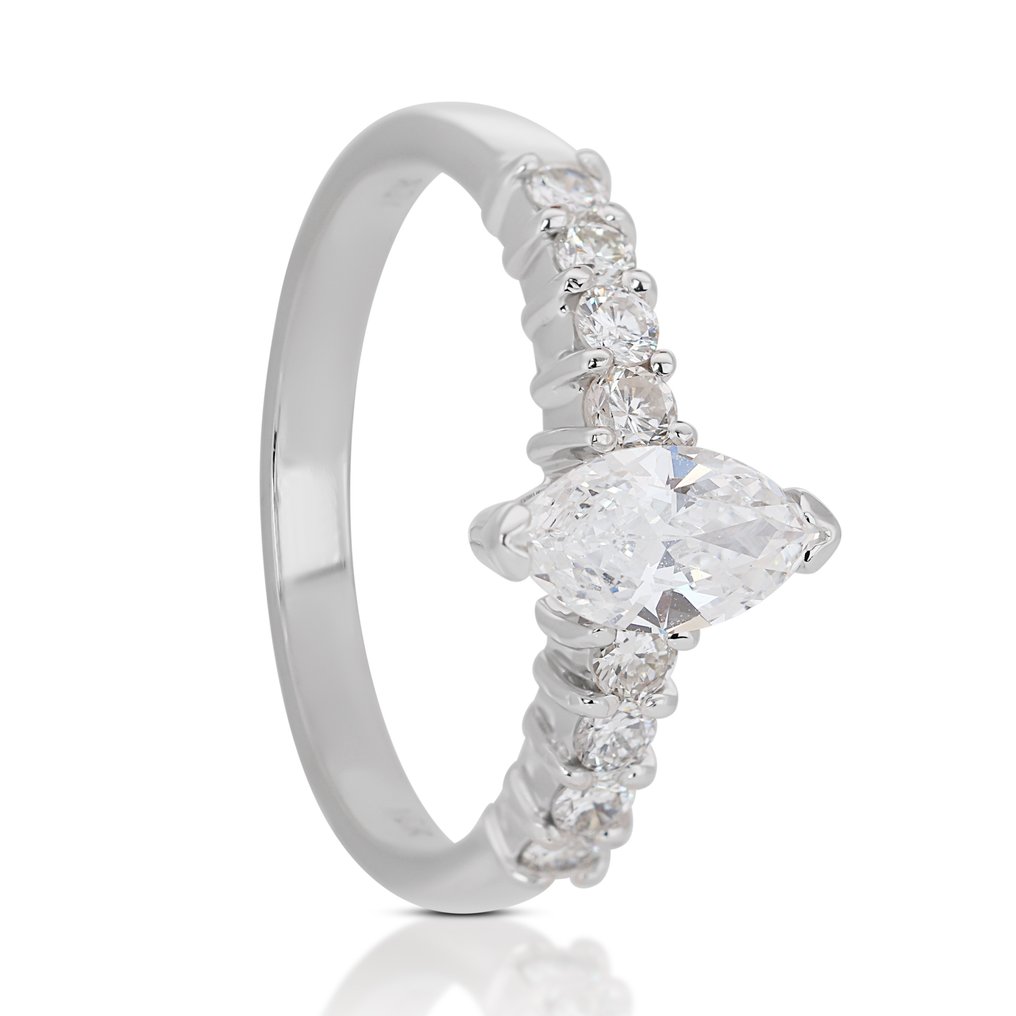 Ring Witgoud Diamant - Diamant  #1.2