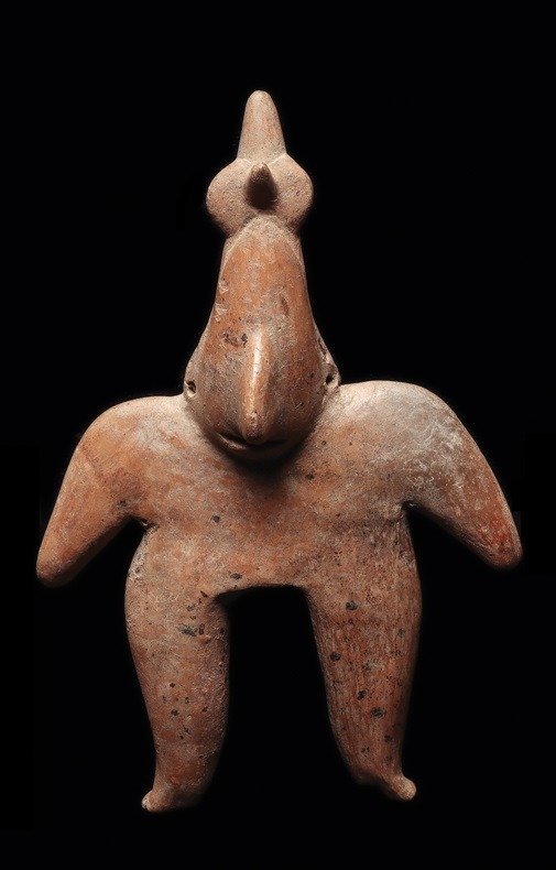 Pre-Columbian. Colima Large Standing Figure - With Spanish Import License figure #1.1