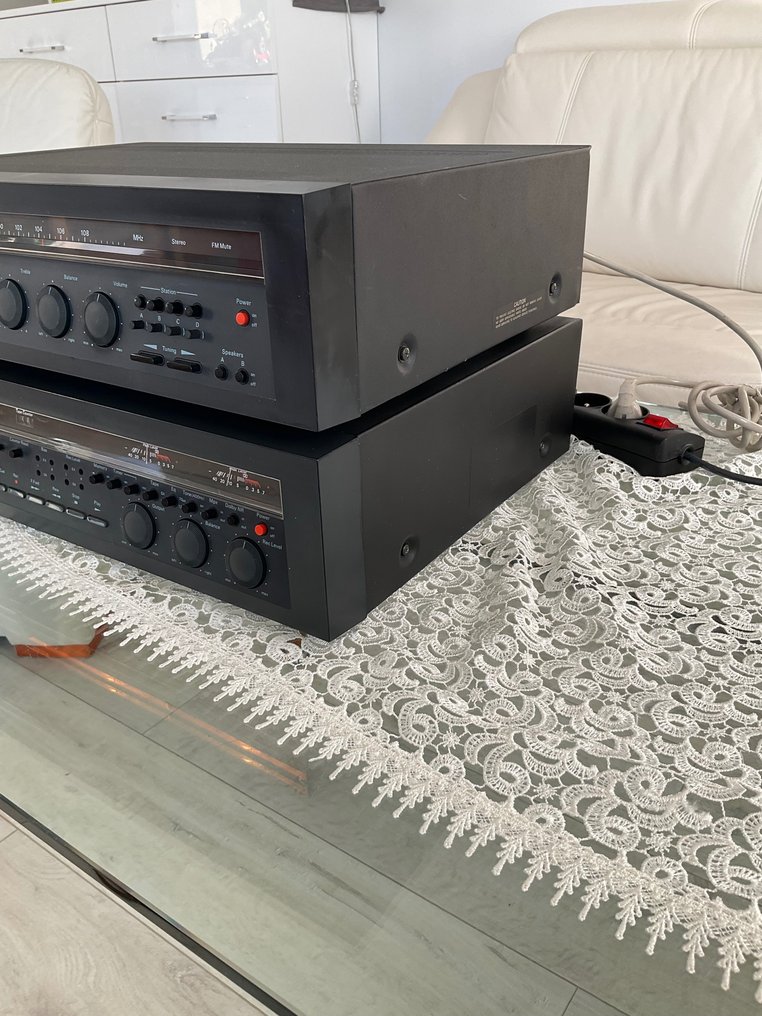 Nakamichi - 530 Solid state stereo receiver, 580 Cassette recorder-player - Zestaw Hi-fi #1.2