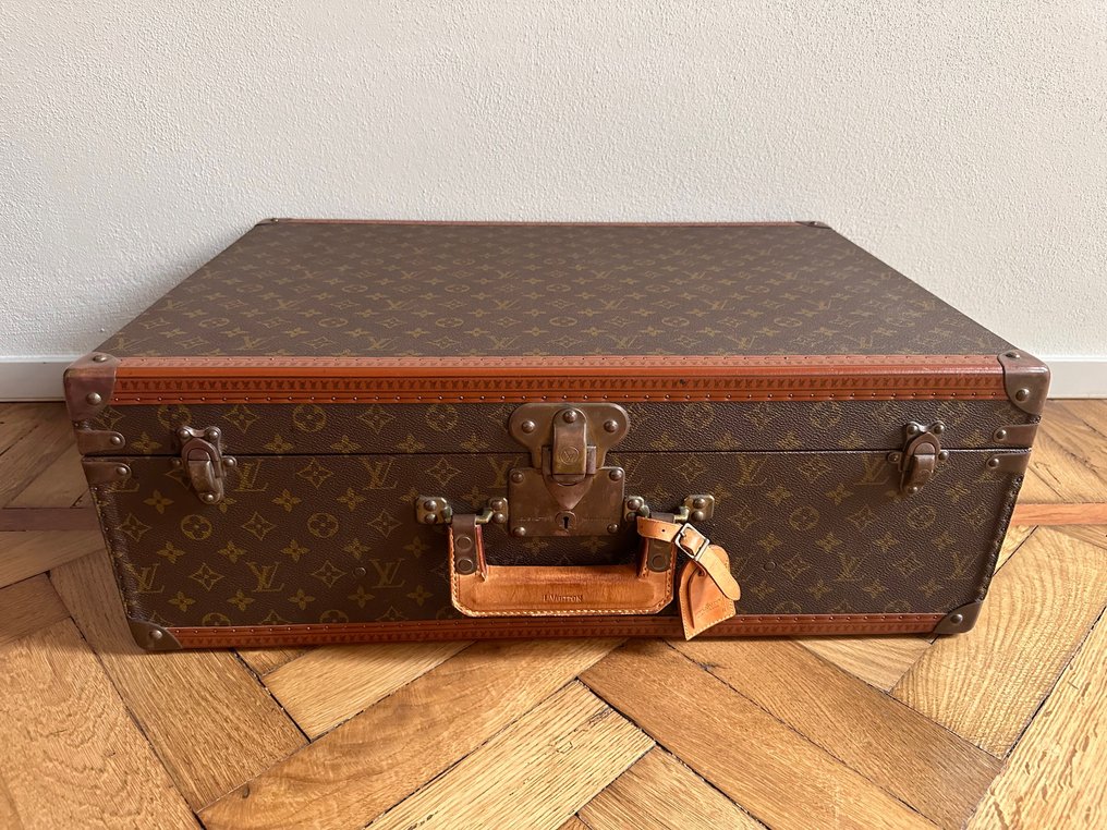Louis Vuitton - bagaglio a mano 60 monogram marrone pelle naturale - Baule da viaggio #1.1