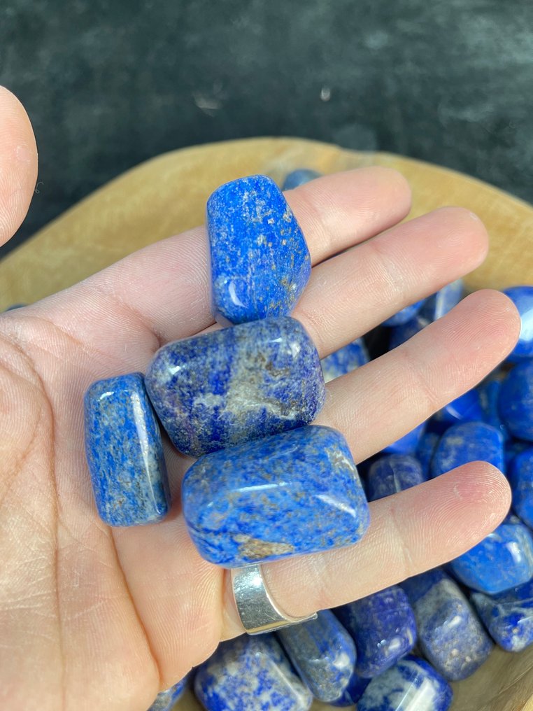 Handmade Lapis Lazuli Tumbled- 7 kg #4.3