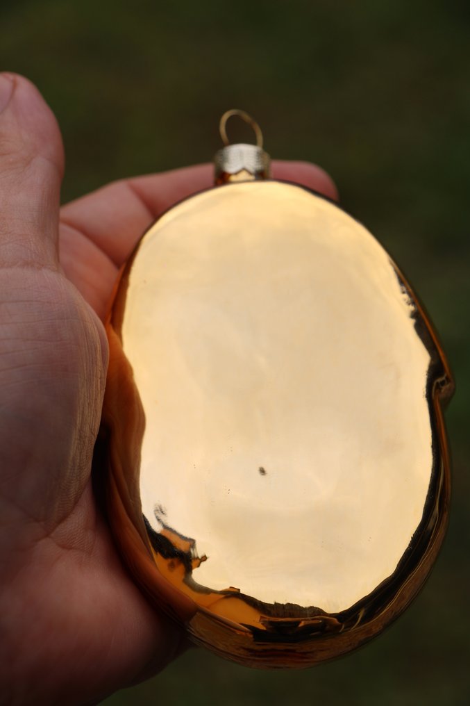 Inge-Magic: Toetanchamon gouden dodenmasker kerstornamet - Juleophæng figurer Inge-Magic (2) - Glas #3.2