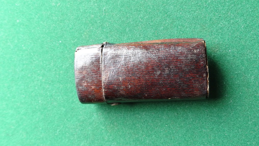 Ιατρικό όργανο - Μέταλλο, Διάφορα υλικά, Δέρμα, Κέρατο - Αντίκα αίμα αργότερα σετ #1.0