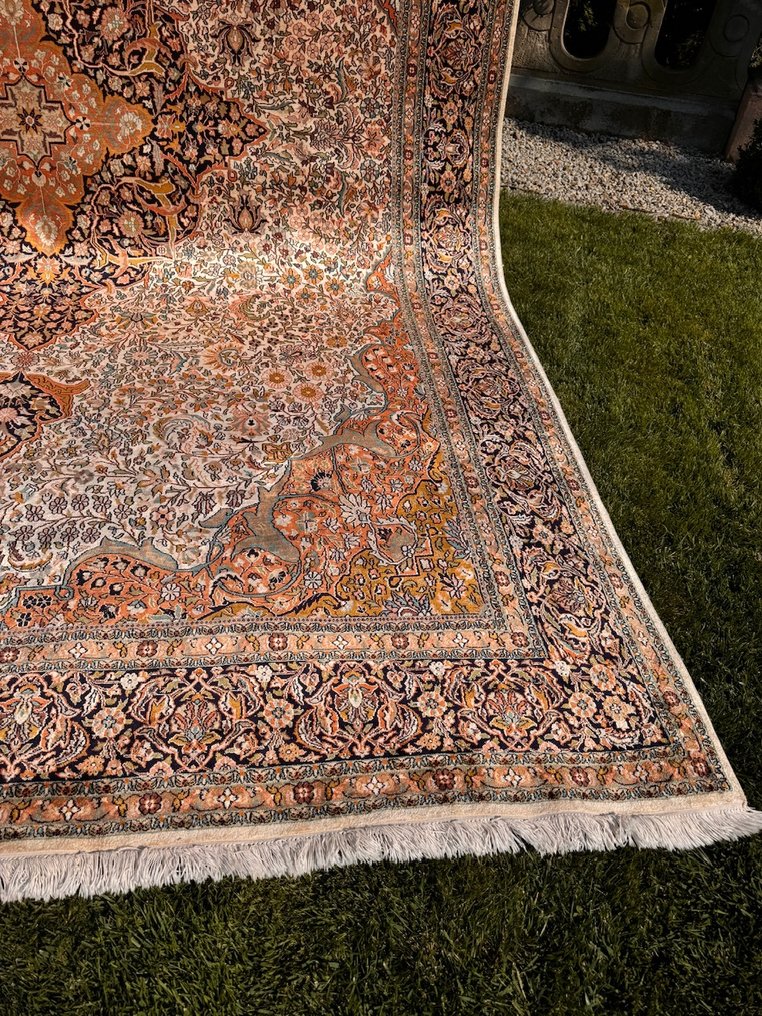 Unik som ny XXXL silk Ghoum - Tæppe - 410 cm - 277 cm #1.0