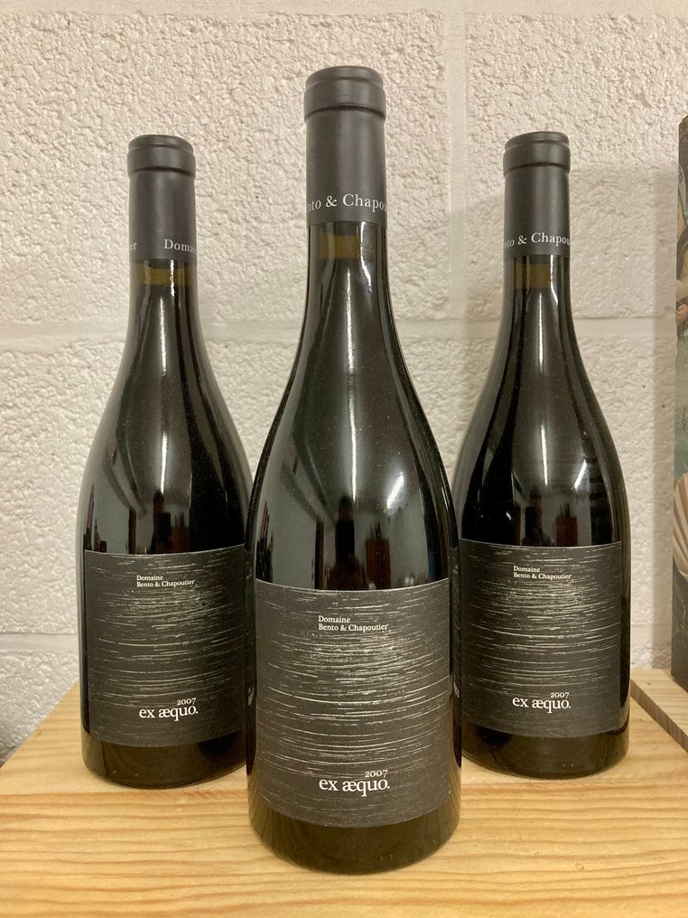 2007 Domaine Bento & Chapoutier - Quinta do Monte d'Oiro, Ex Aequo - 里斯本 - 3 Bottles (0.75L) #1.0