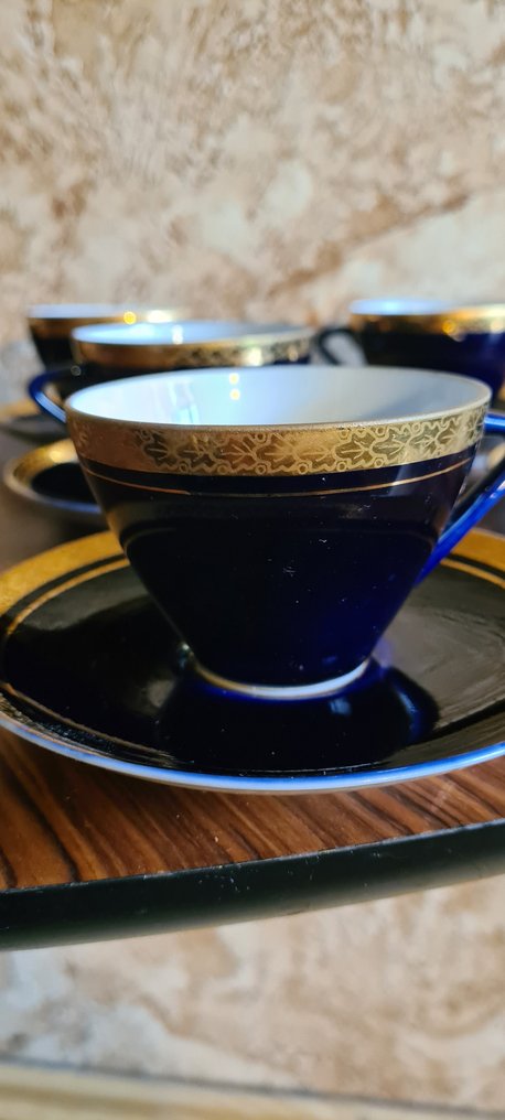 Lomonosov Imperial Porcelain Factory - Csésze és csészealj (14) - Porcelán - Arany tölgylevelek #3.2