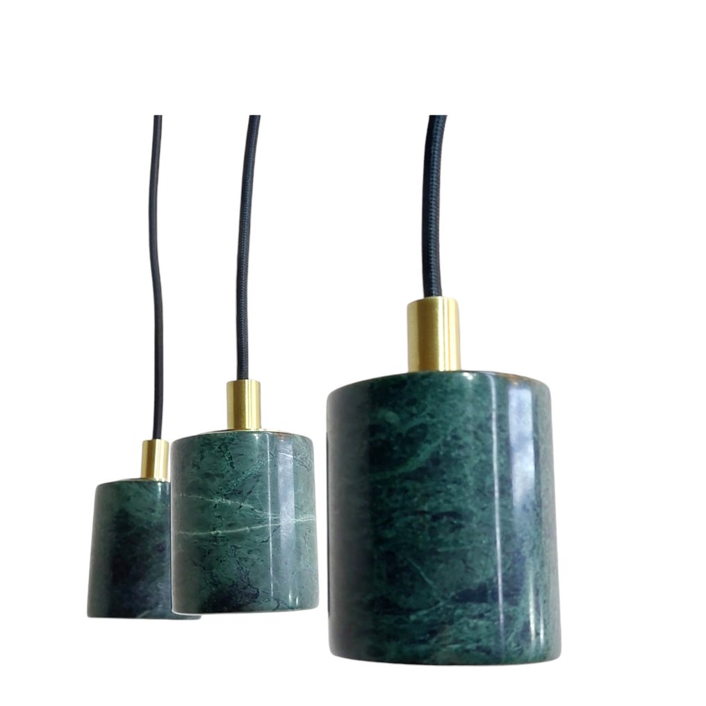 Nordlux - Lámpara colgante (3) - Siv - Mármol verde - Latón, Mármol Verde - 3 piezas - No Rese #2.1