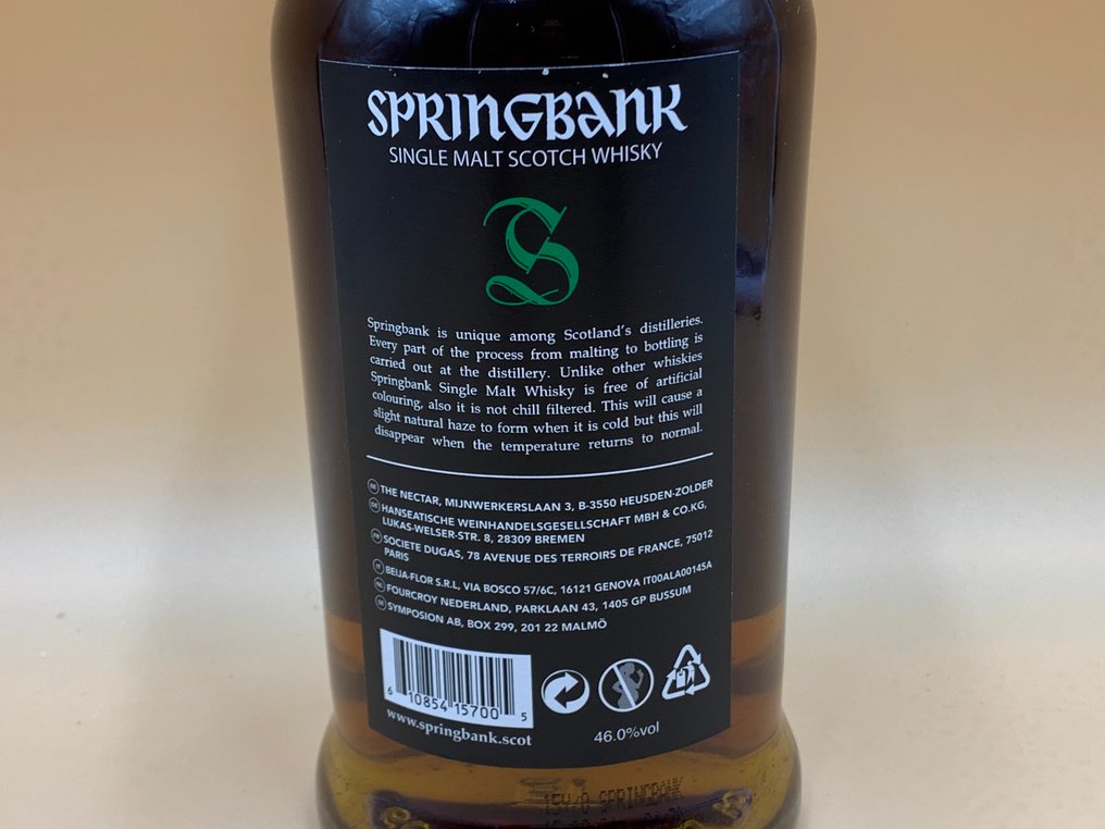 Springbank 15 years old  - 70 cl #4.3