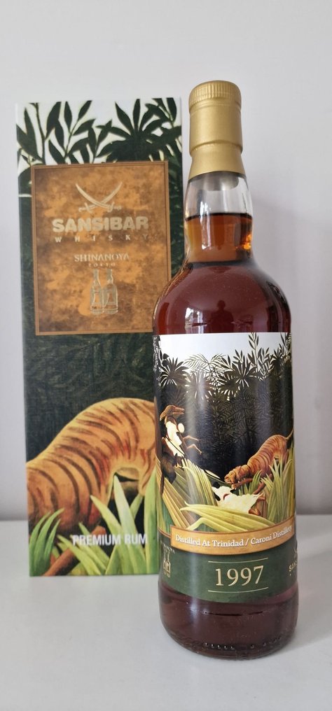 Caroni 1997 23 years old Sansibar - Single Cask #79 for Shinanoya - b. 2021 - 70cl #1.0