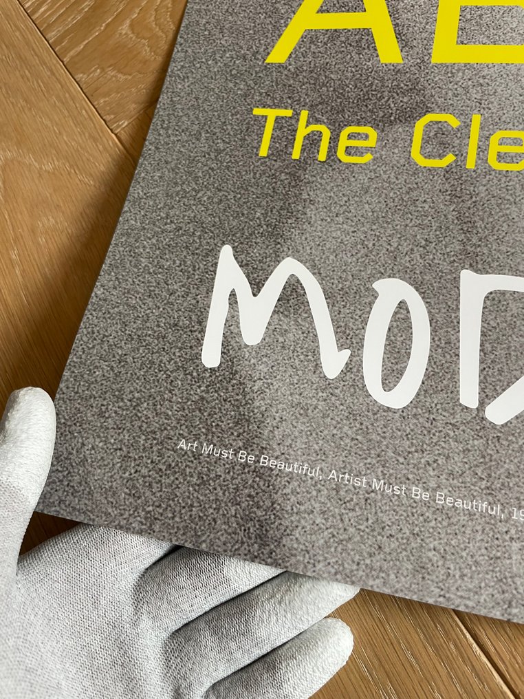 Marina Abramovic - Art Must Be Beautiful, 1975, exibition poster,  copyright Marina Abramovic/Bildupphovsrätt 2017 #2.1