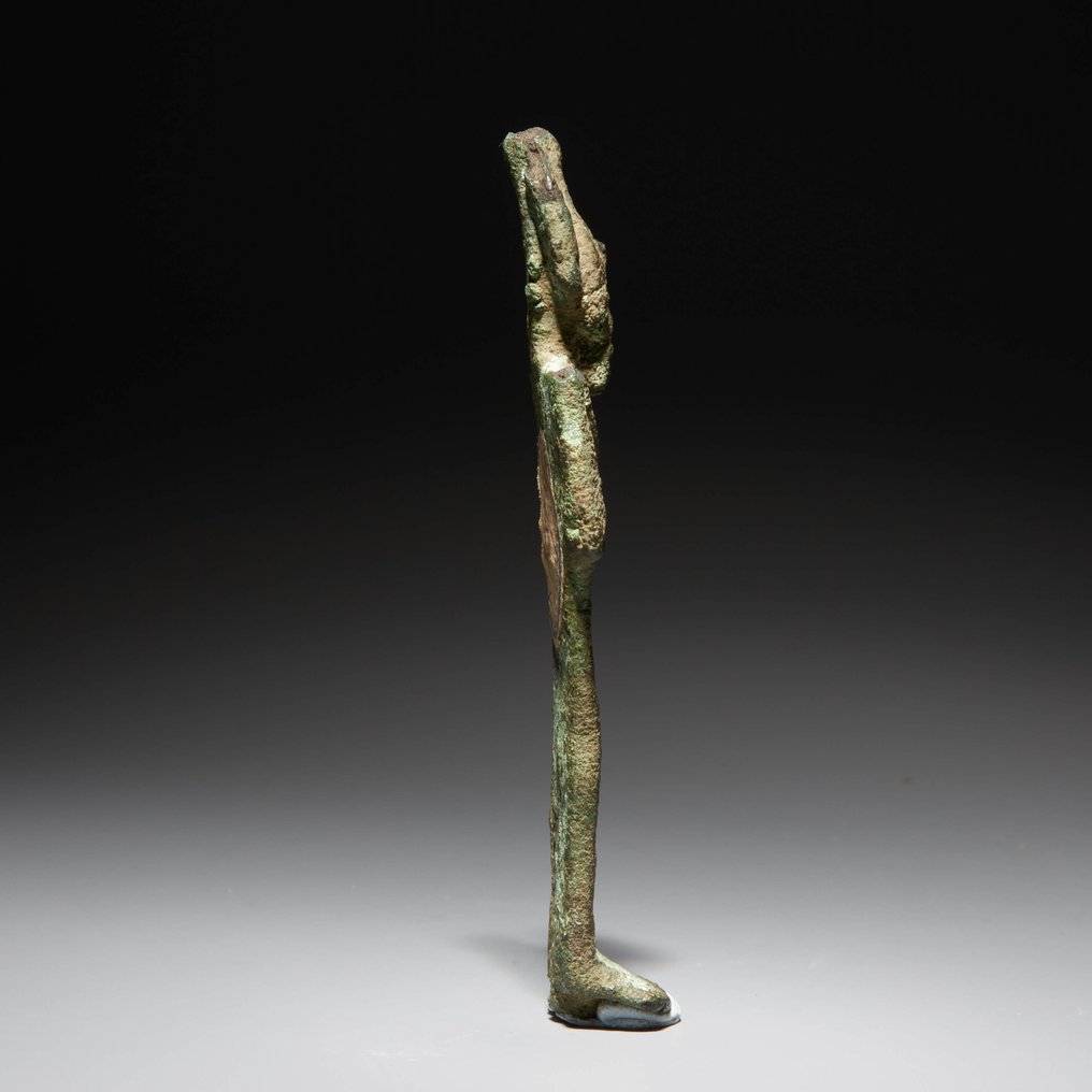 古埃及 青銅色 奥西里斯神。晚期，公元前664年至公元前323年。高9厘米。克莱芒·马西耶（1844-1917）私人收藏。 #3.2