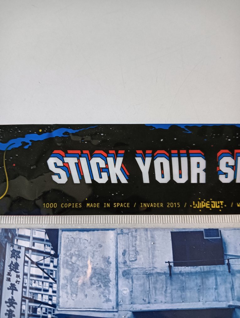 Invader (1969) - Wipe Out Hong Kong. 3D Stickers Set Of 75 [Limited Edition 1000] #4.3