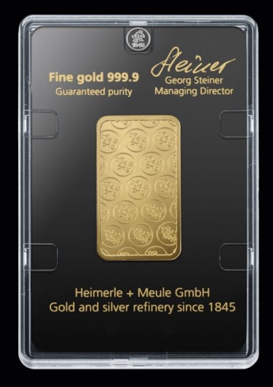 25 grams - Gold - Heimerle & Meule #1.0