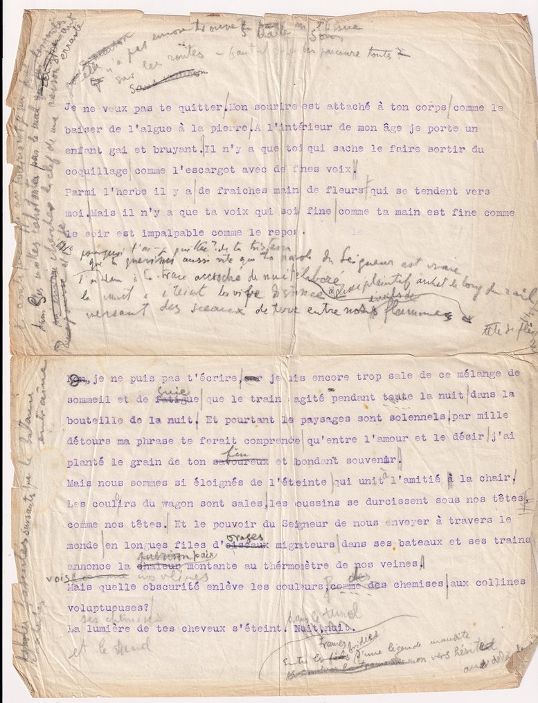 Tristan Tzara - Poeme Bifurcation - 1925 #1.0