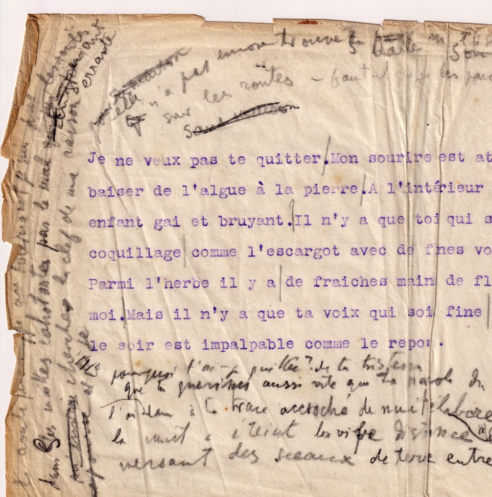 Tristan Tzara - Poeme Bifurcation - 1925 #1.0