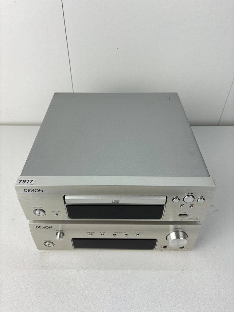 Denon DRAF107 Solid state stereo receiver, DCDF107 CD Player Hifi