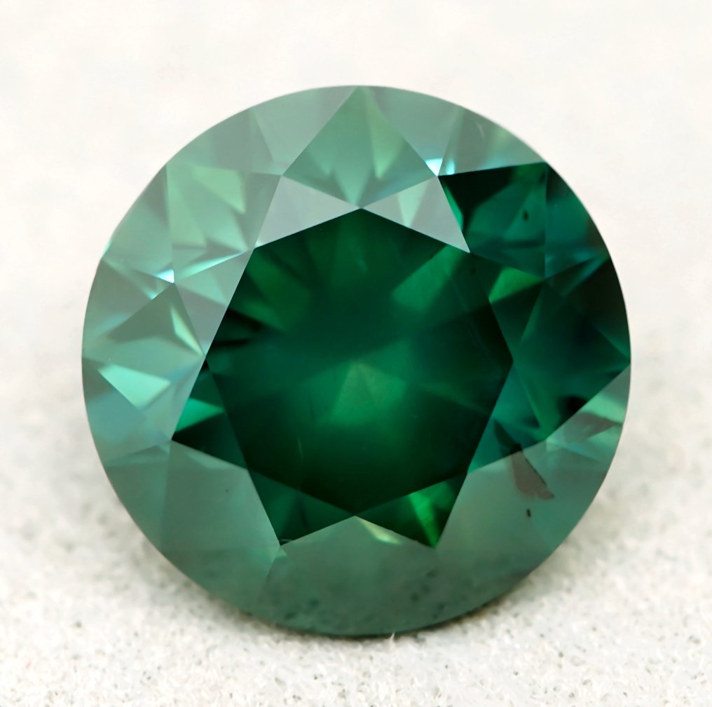 1 pcs Timantti (Värikäsitelty) - 1.60 ct - I2 - Jalokivitodistus, Antwerpen (GRA) #1.0