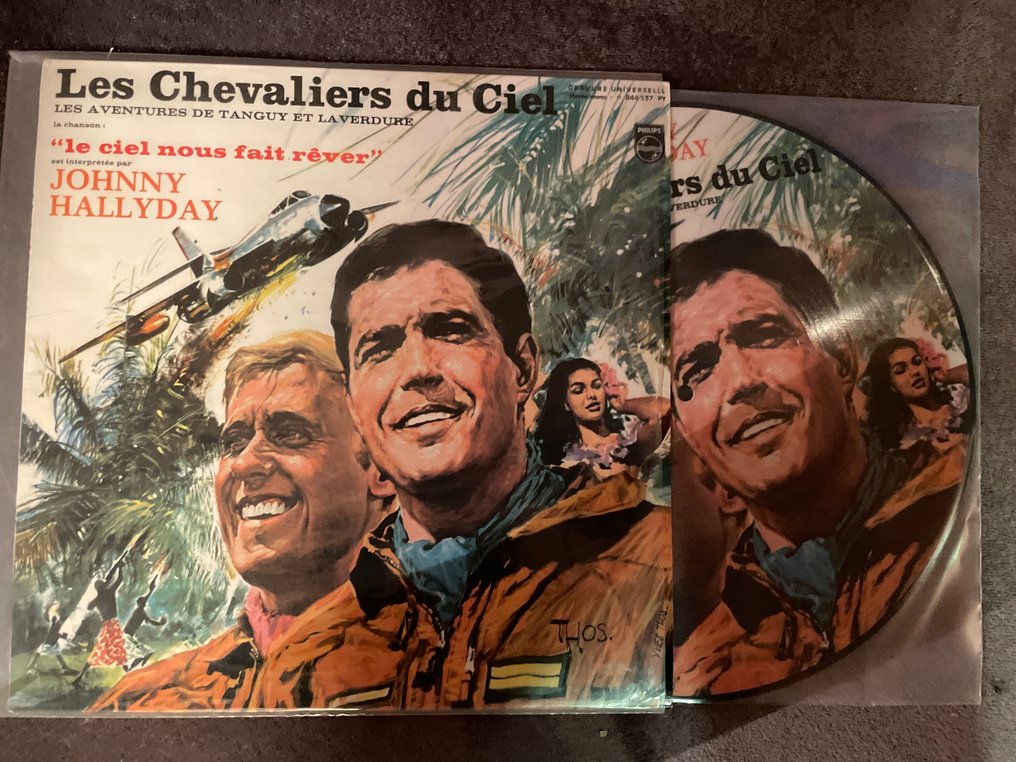 Johnny Hallyday - Print, εικόνα βινυλίου - 2025 - Hand signed in person #2.1