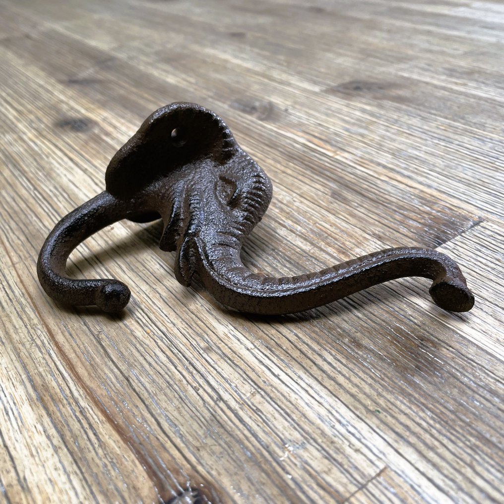 Olifanten haken - Set of coat hooks (6) - Cast iron #4.3
