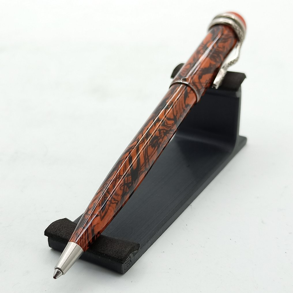 Montblanc Montblanc Heritage Collection Rouge et Noir Edicion Especial Serpent Marble Ballpoint pen auction online Catawiki