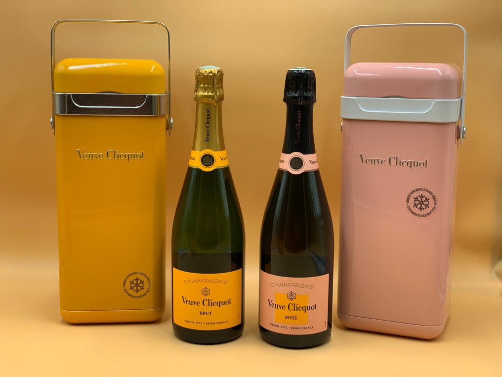 Veuve Clicquot, Cooler - 香槟地 Brut, Rosé - 2 Bottles (0.75L) #1.0