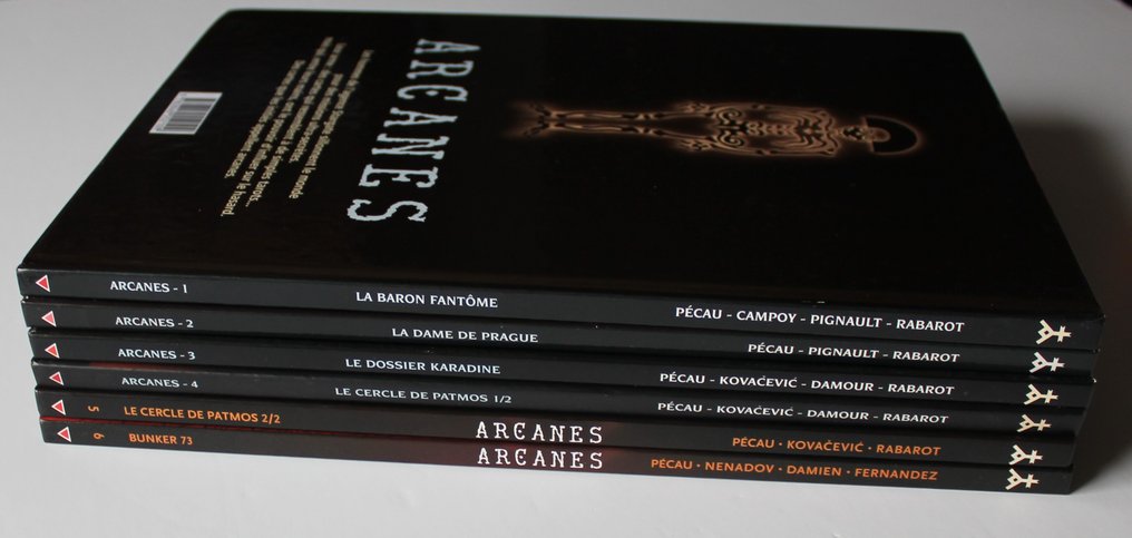Arcanes T1 à T6 + dossier + 4 cartes - 6x C - 6 Albums - Første udgave - 1998/2008 #2.1