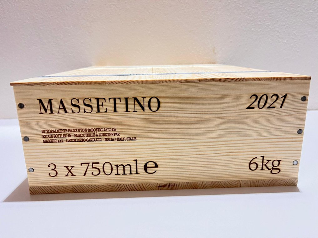 2021 Massetino - Toscana IGT - 3 Flasker (0,75 L) #2.1