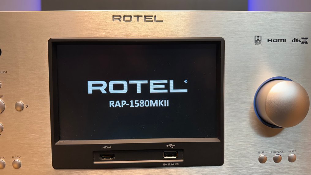 Rotel RAP1580 MKII Solid state multichannel amplifier auction