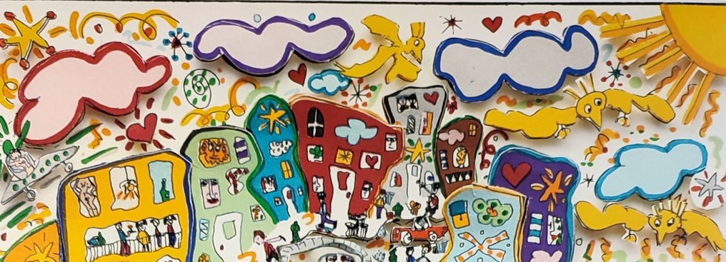 James Rizzi (1950-2011) - Pop Art - the proud valley (1986) #4.3