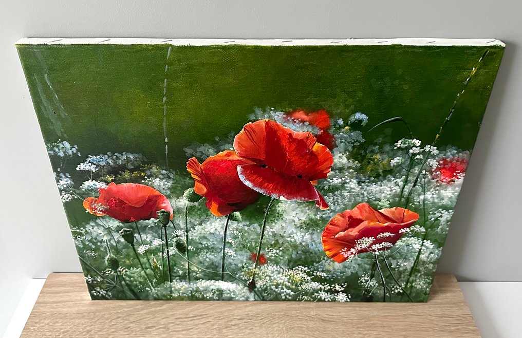 Alexander Nakonechny (1971) Blooming poppies Catawiki