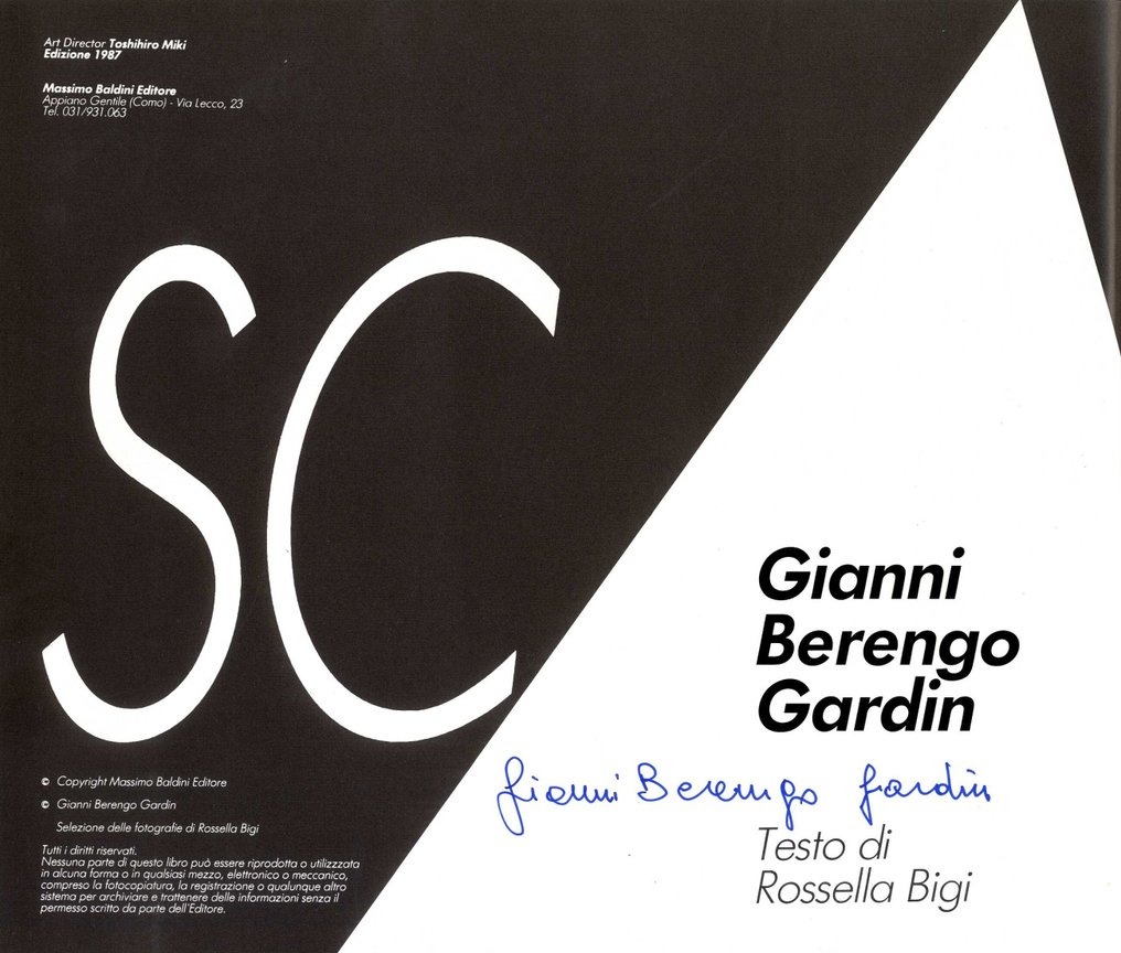 Signed Gianni Berengo Gardin - Scanno - 1987 #2.1