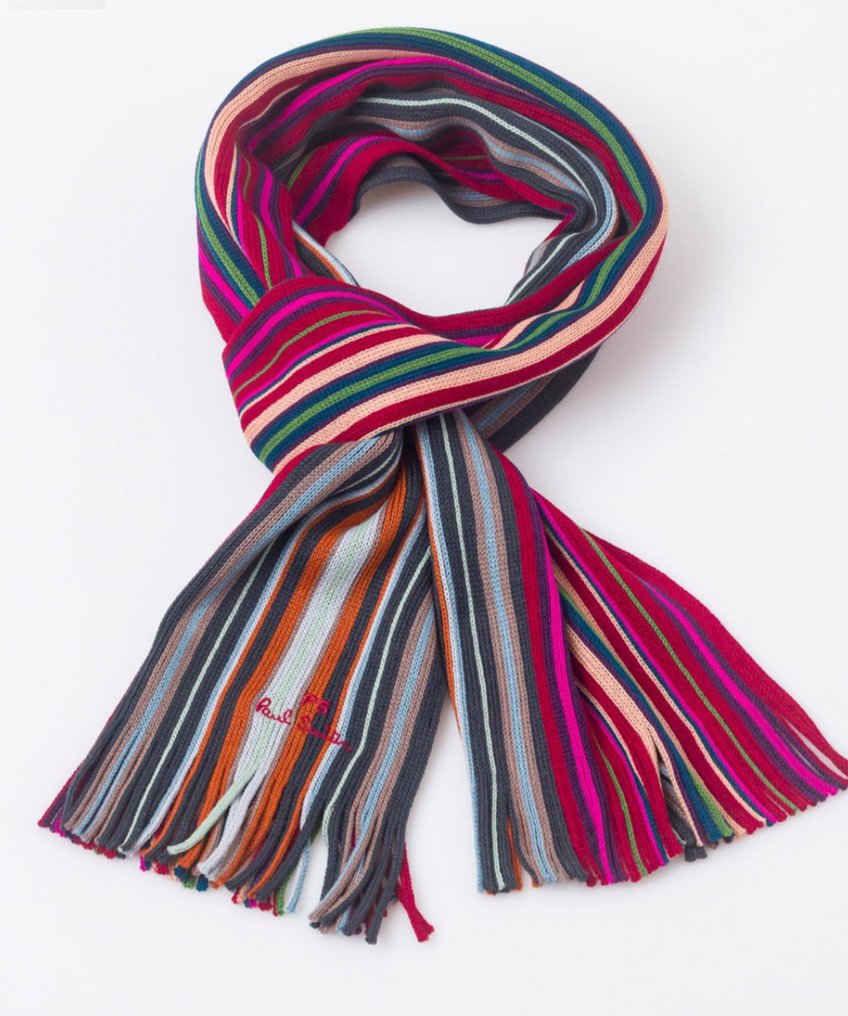 Paul Smith Black Label - PS PAUL SMITH SCARF SPECTRUM UNISEX - SJAAL - BLUES - Sciarpa #1.0