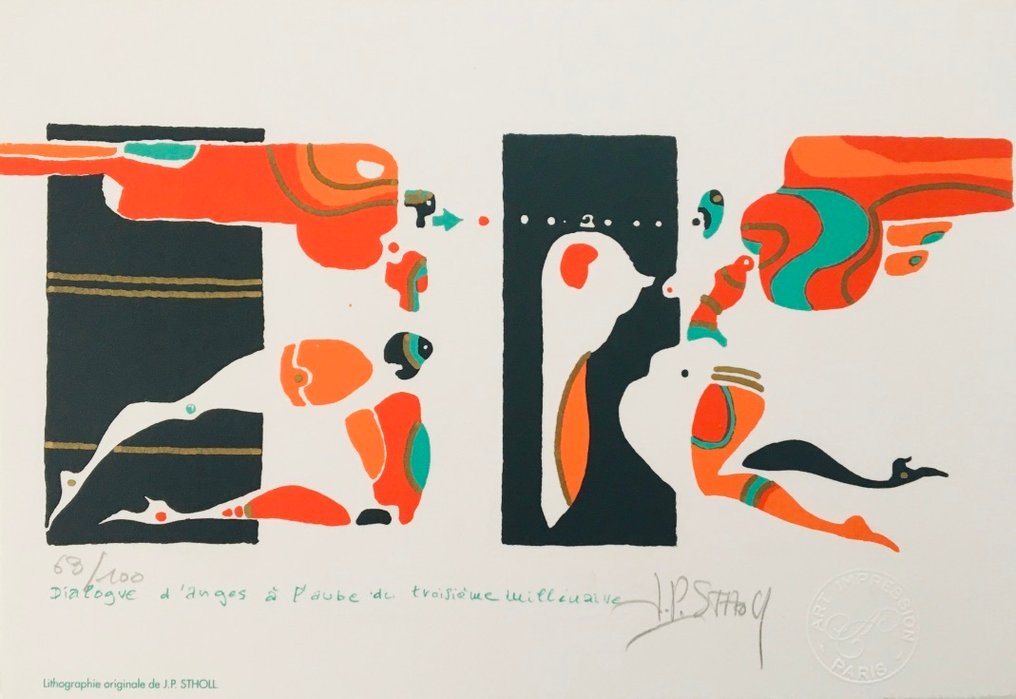 Jean-Pierre Stholl (1951) - Dialogue d'anges à l'aube du troisième millénaire #1.0