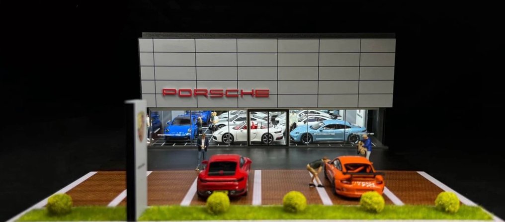 Maquette - Porsche Center - Resin #1.0