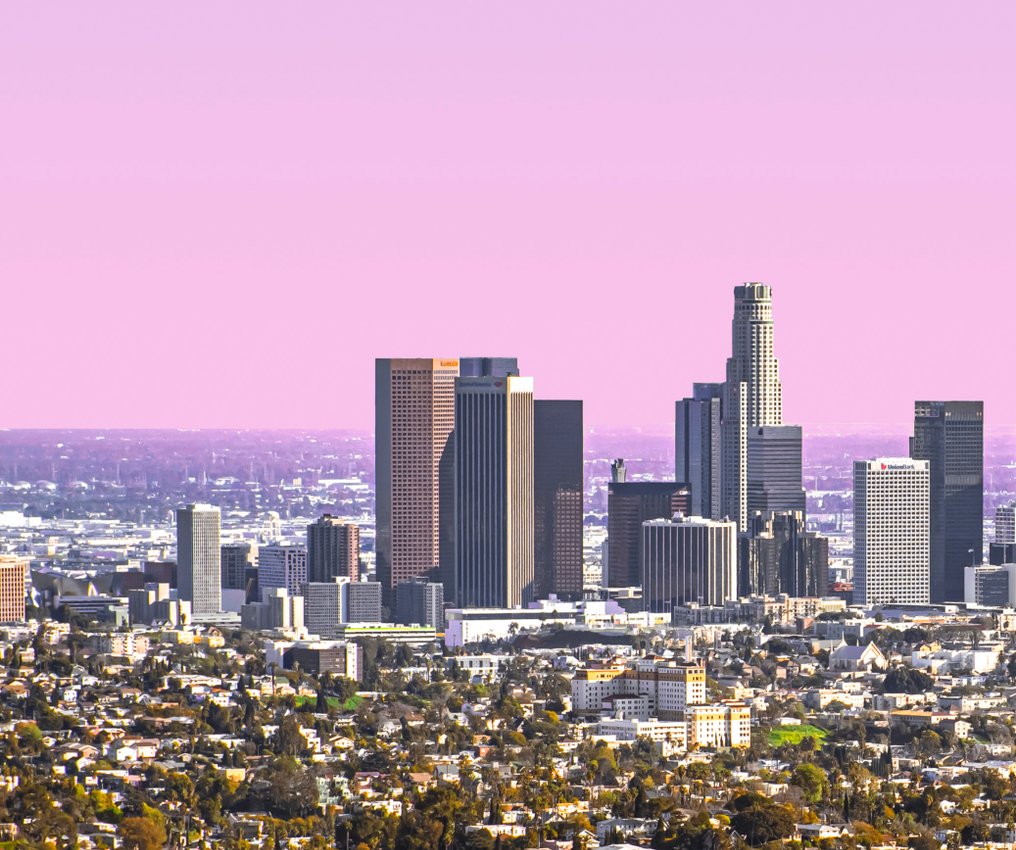 Téber - Los Angeles Skyline (Blueberry) #3.2