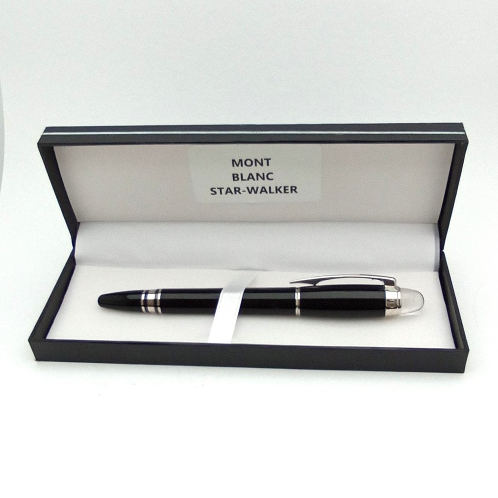 Montblanc StarWalker Platinum Resin never been used or inked. Fountain pen auction online Catawiki