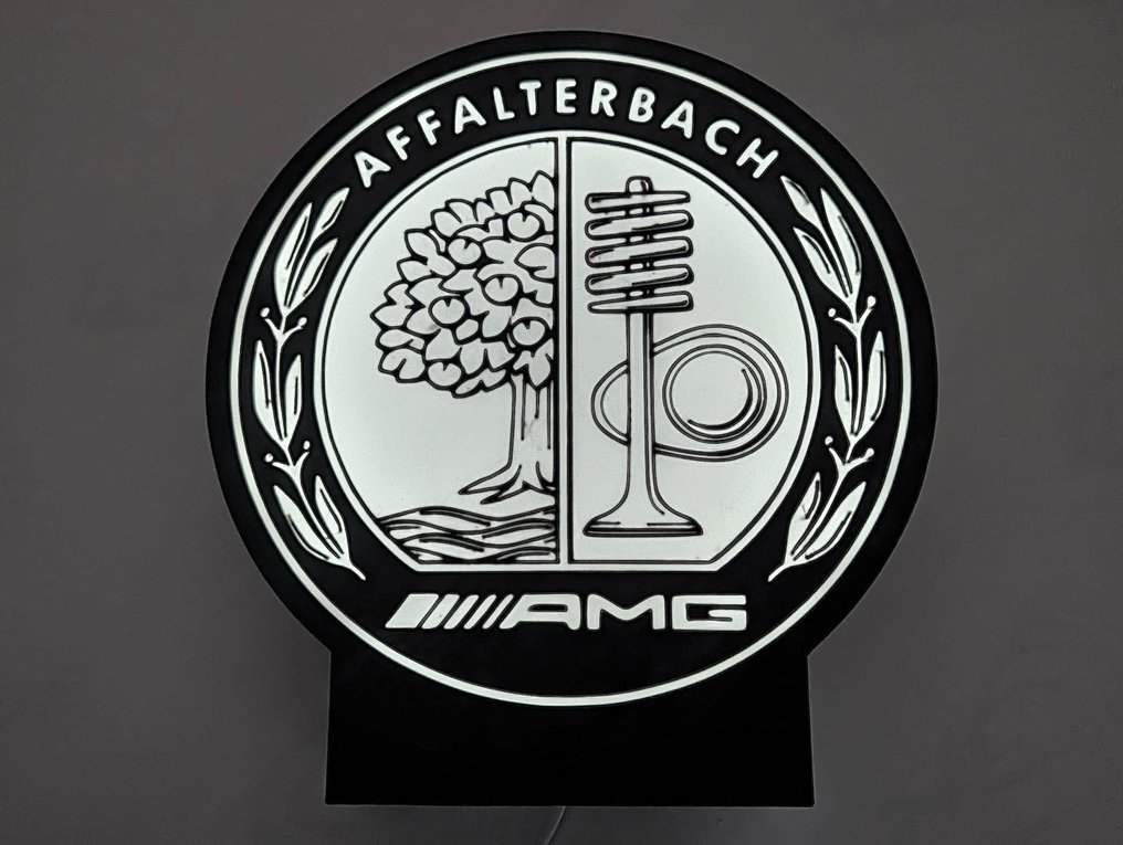 Sign - Mercedes-Benz - Mercedes Benz AMG Illuminated Sign Lightbox #1.0