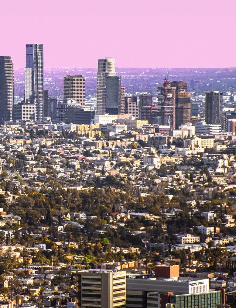 Téber - Los Angeles Skyline (Blueberry) #2.1