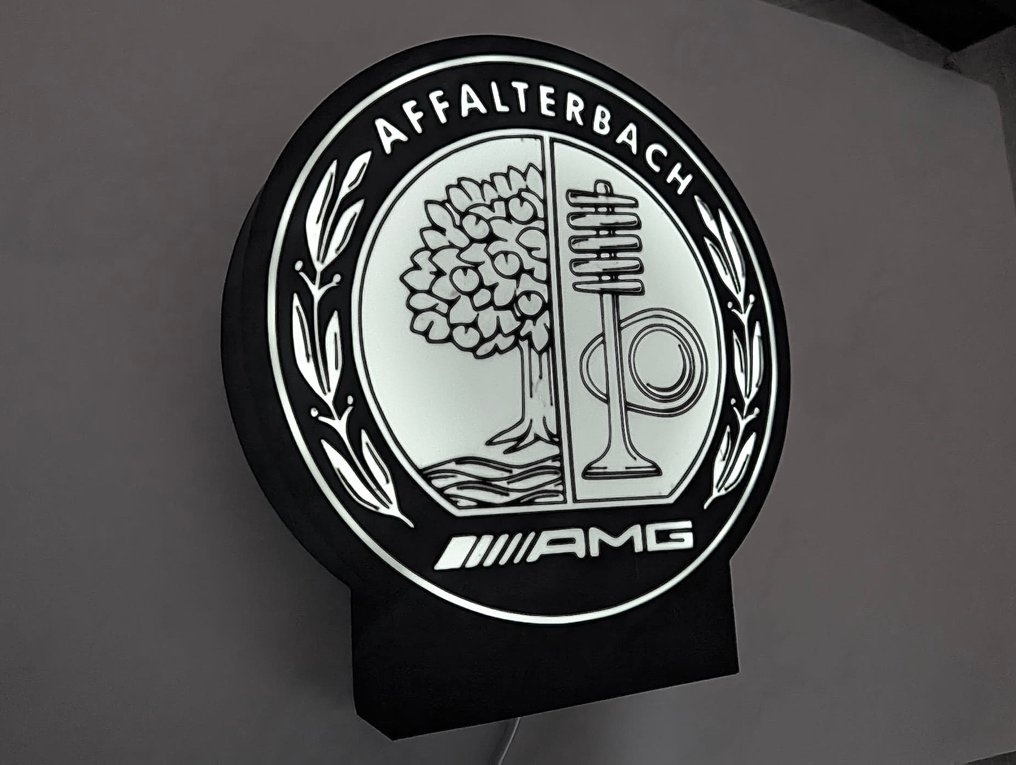 Sign - Mercedes-Benz - Mercedes Benz AMG Illuminated Sign Lightbox #1.0